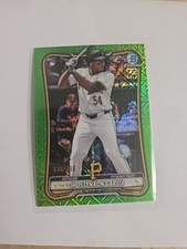 2026 Bowman Mega Mojo Neon Green #12 Jhostynxon Garcia (RC) Pirates /399