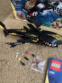 2010 Lego Atlantis Guardian of the Deep Set 8058, Missing A Few, Has Box & Book