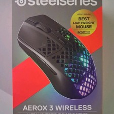 SteelSeries Aerox 3 Wireless (2022) Onyx Blac...
