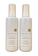 (2) Kristin Ess Hair Weightless Shine Leave-In Conditioner Spray Detangle 8.45oz