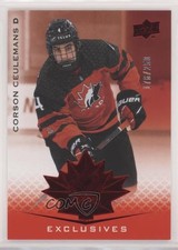 2021 Upper Deck Team Canada Juniors Exclusives 176/250 Corson Ceulemans #82 yt6