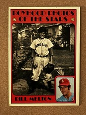 1972 Topps Baseball Boyhood Photos Of The Stars Bill Melton Card #495