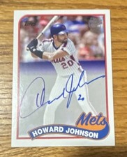 2013 Topps Archives - Fan Favorites Autographs Howard Johnson #FFA-HJ (AU) Mets