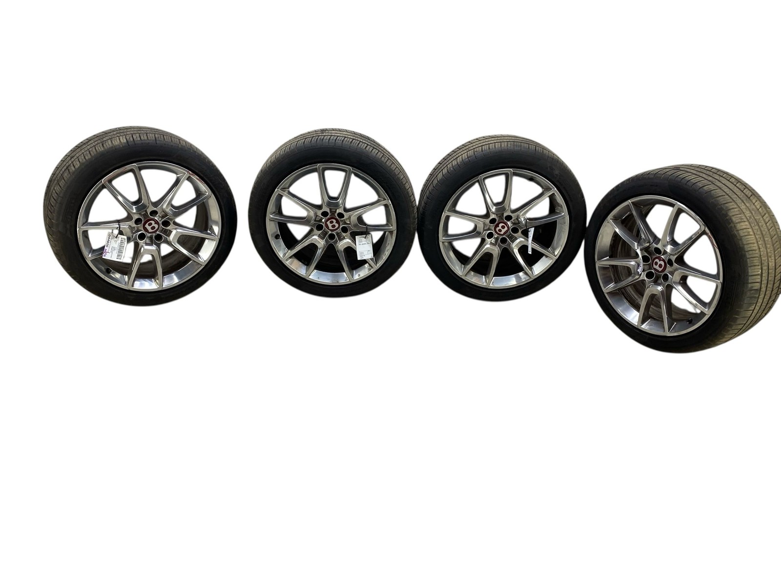 2015 BENTLEY CONTINENTAL 20x9.5 POLISHED ALUMINUM WHEEL RIM SET /275/40R20 TIRES