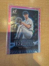 2021 Panini Donruss Pink Fireworks Trending Mike Soroka #TR2 - Atlanta Braves