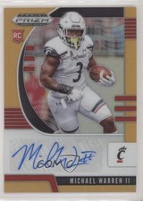 2020 Prizm Draft Picks Rookies Neon Orange /149 Michael Warren II #164 Auto 3wu