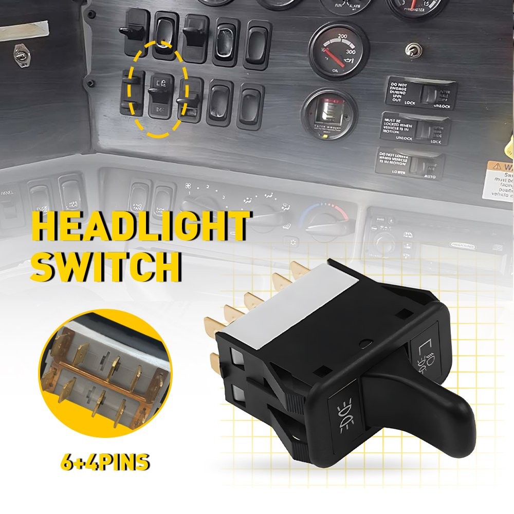 Fit 2001 02 03 04-2011 Freightliner Columbia Car Headlight Head Light Switch EJ thumbnail 12