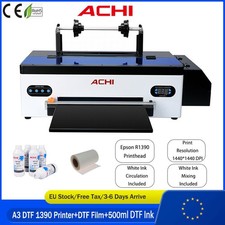 A3 EPSON 1390 DTF Flatbed Printer Direct to Film Tshirt Heat Transfer Printer EU