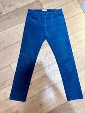 Toast Teal Corduory Trousers Size 14 Straight 