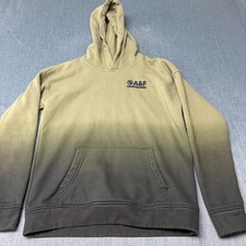 Abercrombie Kids Hoodie Size 15/16 Ombre Green Sweatshirt New York Relaxed Fit
