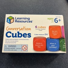 Learning Resources Conversation Cubes