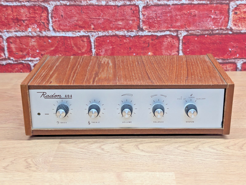 Radon 404 Vintage Stereo Amplifier Pre Amplifier HiFi England Spares Repair