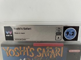Yoshi's Safari (SNES, Super NES) WATA 9.2 A New Sealed Graded PSA CGC VGA