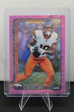 2025 Topps Chrome Marvin Mims Jr. Pink Wave Refractor #87 /250