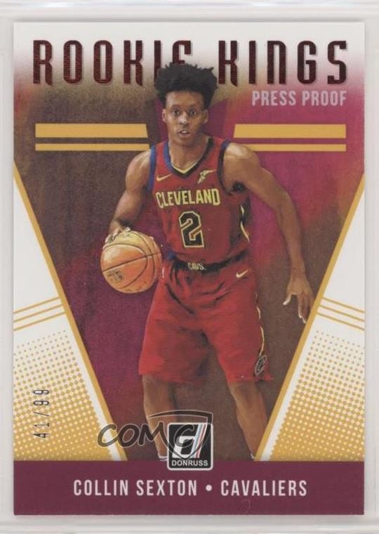 2018 Panini Donruss Rookie Kings Press Proof Red 41/99 Collin Sexton #16 RC 00ld