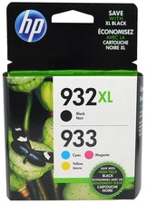 HP 932XL 933XL BCMY Ink Cartridge 4-Pack OfficeJet 6600 6700 7610 - New in Box