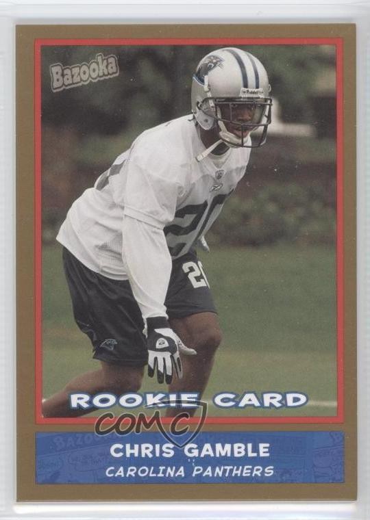 2004 Bazooka Gold Chris Gamble #196 Rookie RC 0y59