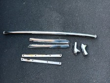 1962 Lemans Tempest Pontiac Convertible Top Side Crome. 7 Pieces. Oem