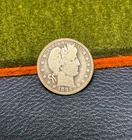 (#102353) Barber Quarter:  1895 O   VG   Better date!
