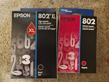 2027 Genuine Lot EPSON 802XL INK 802 WORKFORCE WF-4720-4740 EC-4020-4040 Magenta