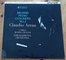 Brahms : Piano Concerto No.2 - Arrau - UK ED1 EX+ vinyl SAX 2466 Columbia 1963
