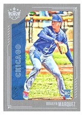 2021 Panini Diamond Kings #37 Brailyn Marquez Framed Gray
