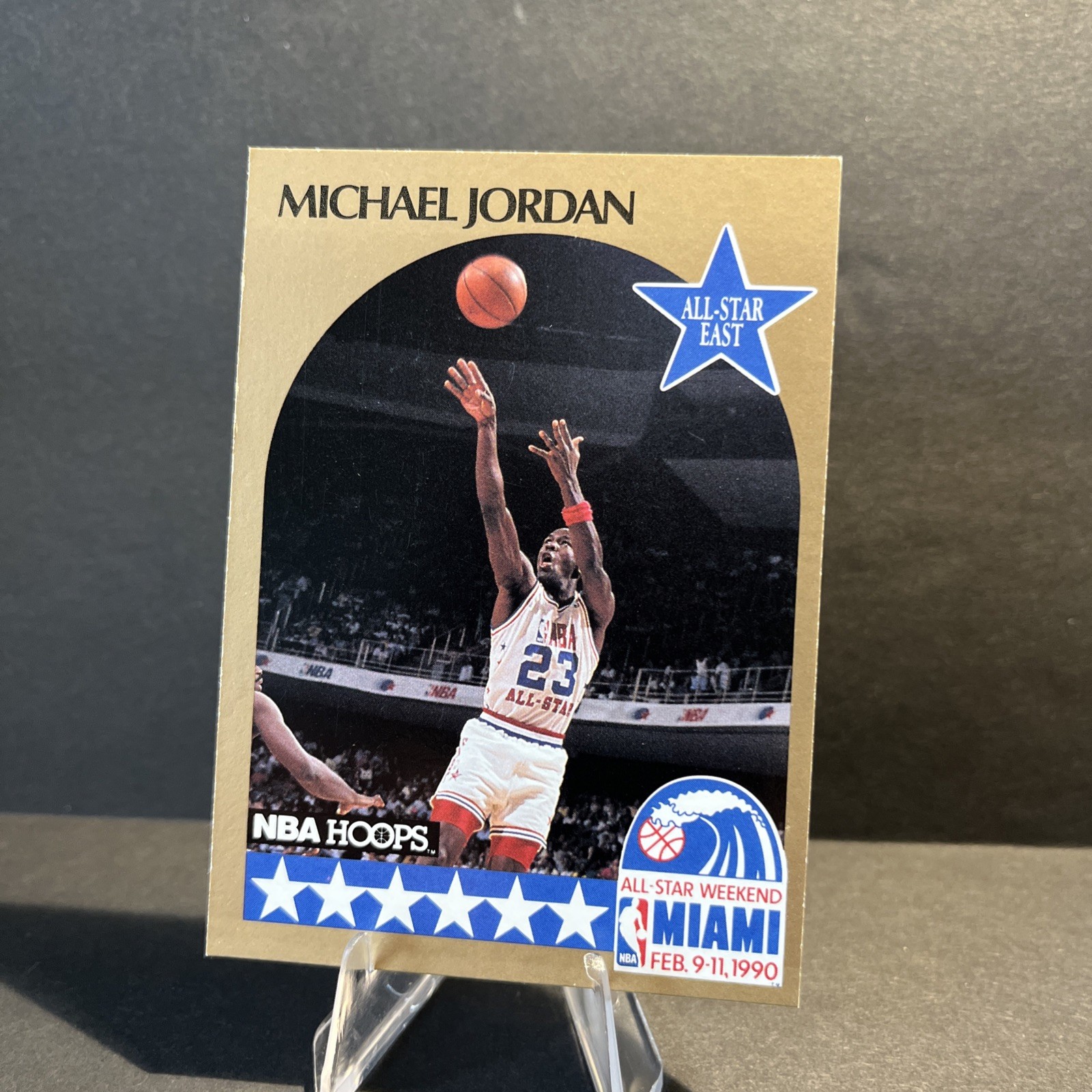 1990 Michael Jordan NBA Hoops Basketball Card #5 All-Star Weekend ~ Miami