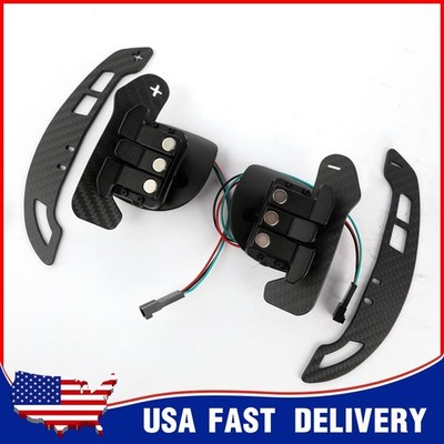 True Carbon fiber Steering Wheel Shift Paddle for Dodge Charger Challenger SRT.