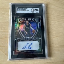 2020-21 Panini Obsidian Basketball Luka Doncic Galaxy Auto /99 SGC 10/9