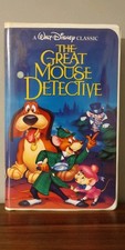 The Great Mouse Detective VHS Disney Clamshell Black Diamond