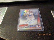 danny jansen rookie auto 2019 topps finest