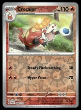Crocalor #36 - Reverse HOLO - Pokemon Paldea Evolved - NM