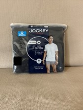 Jockey Classics Crew Neck Tee Shirts - 3 Pack Medium - Black