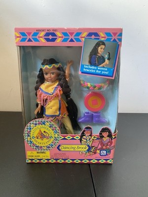 Vintage 1994 Native American Heartland Dancing Brook #1551 Kid Kore 7  Doll New