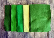 Premium Wool Felt Sheets 20 Pack - 9  x 12" - Shades Of Green