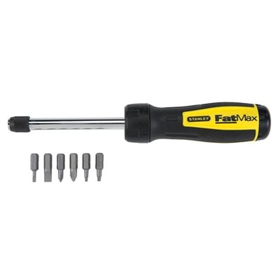 Stanley 69-189 FatMax Multi-Bit Ratcheting Screwdriver, Includes (6) Bits