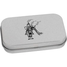 'Bagpiper' Metal Hinged Tin / Storage Box (TT021228)