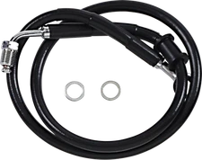 Harley Drag Specialties 1741-5796 Extended Stainless Steel Front Brake Line Kit