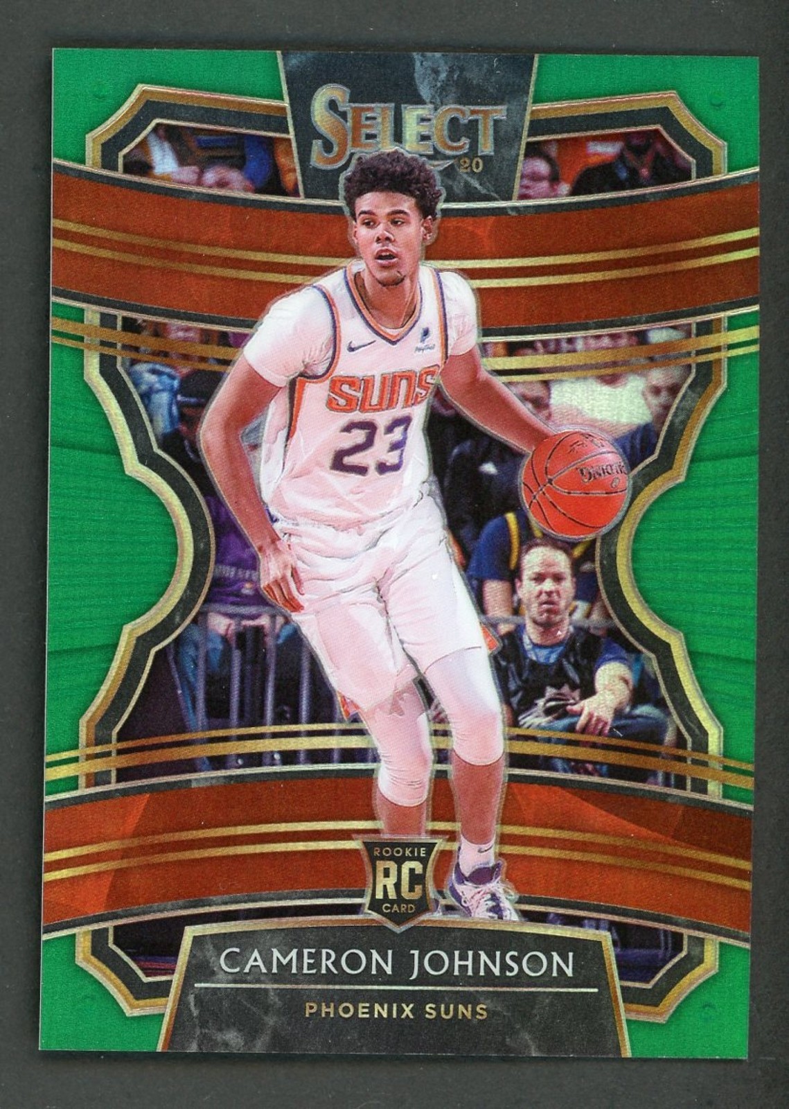2019-20 Select Cameron Johnson RC Green Prizms Rookie Concourse #3/5 Suns