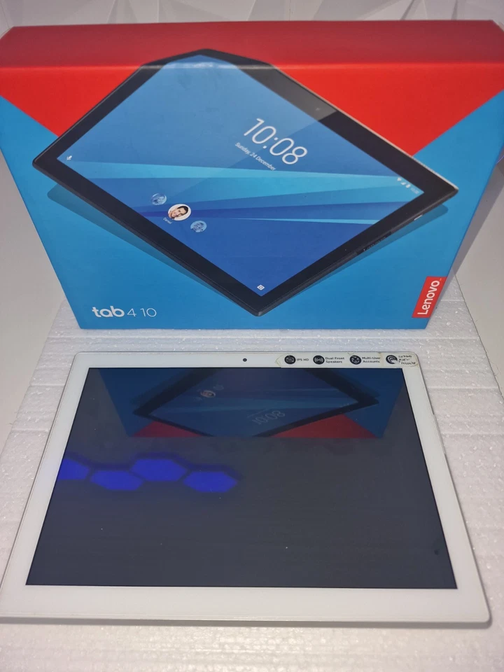LENOVO Tab4 10 Tablet - 16 GB  Polar  White - Image 2 of 4