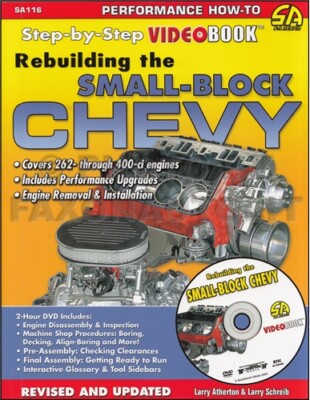 Wie Chevy V8 Motor Buch Und DVD 283 305 307 327 350 400 1955-1994
