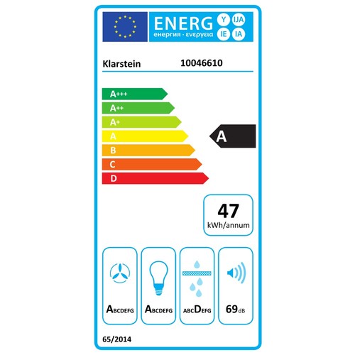 Klarstein Dunstabzugshaube 90cm Wandhaube 615m³/h LED Touch Abluft/Umluftbetrieb - Bild 8 von 8