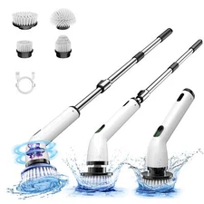 Keimi Electric Spin Scrubber 2023 New Cordless Shower Cleaning Brush with Rep...