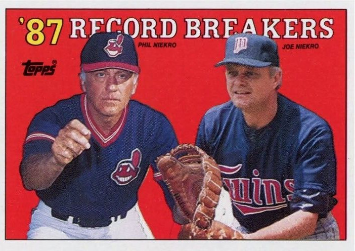 Phil Niekro / Joe Niekro #5 Baseball Cards 1988 Topps trading card — raw and PSA graded price guide