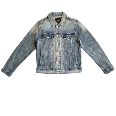 Jeans Denim Trucker Jacket in Vin Size 