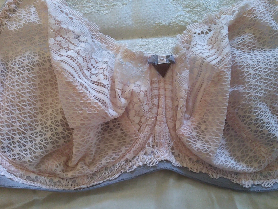freya peach grey  underwired bra uk 30F  usa 30G  euro 65G   france 80G - Image 4 of 4