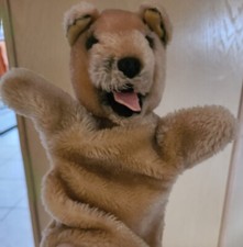 Vintage Dakin 1975 Puppy Dog Plush Faux Fur Hand Puppet