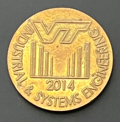 Virginia Tech Industrial and Systems Engineering Token 2014 Token ISE VT Coin