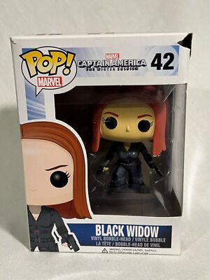Funko POP! Marvel Black Widow #42 (Box Wear) VAULTED | eBay