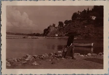 Greece, Corfu, Al Cannone, vintage print, ca.1930 silver print 6x9 